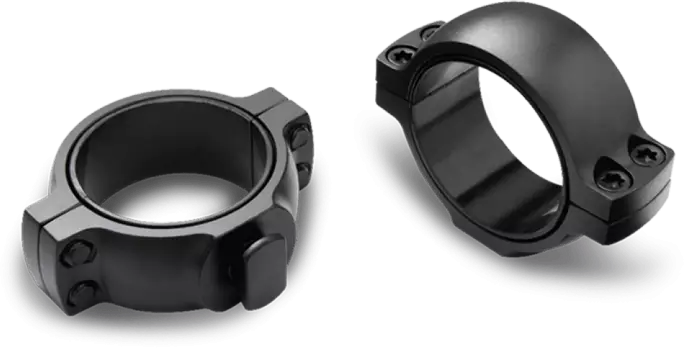 Burris Signature Rings 1" Medium Matte Black Steel Scope Rings - Universal Dovetail