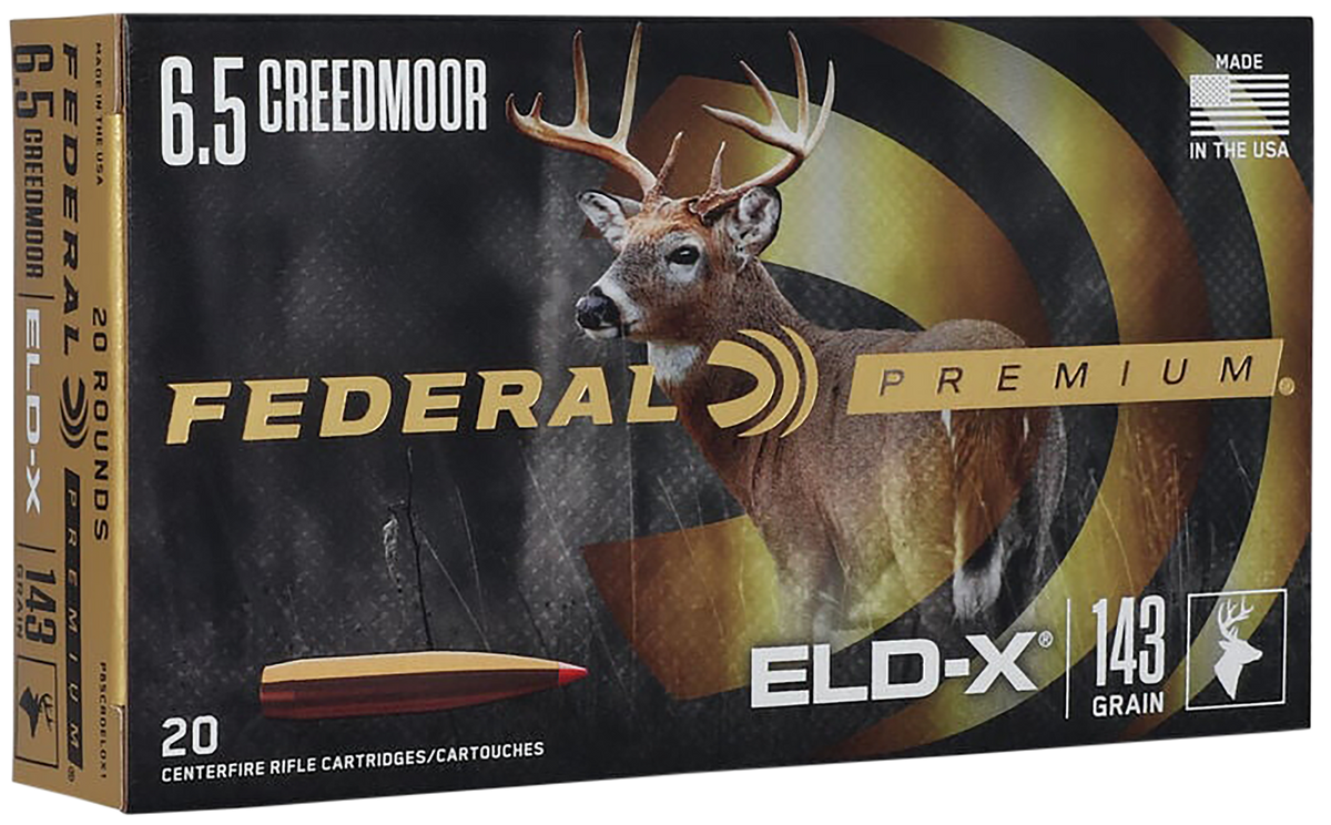 Federal Premium ELD-X 6.5 Creedmoor 143gr - Box or Case