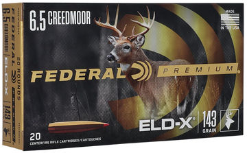 Federal Premium ELD-X 6.5 Creedmoor 143gr - Box or Case