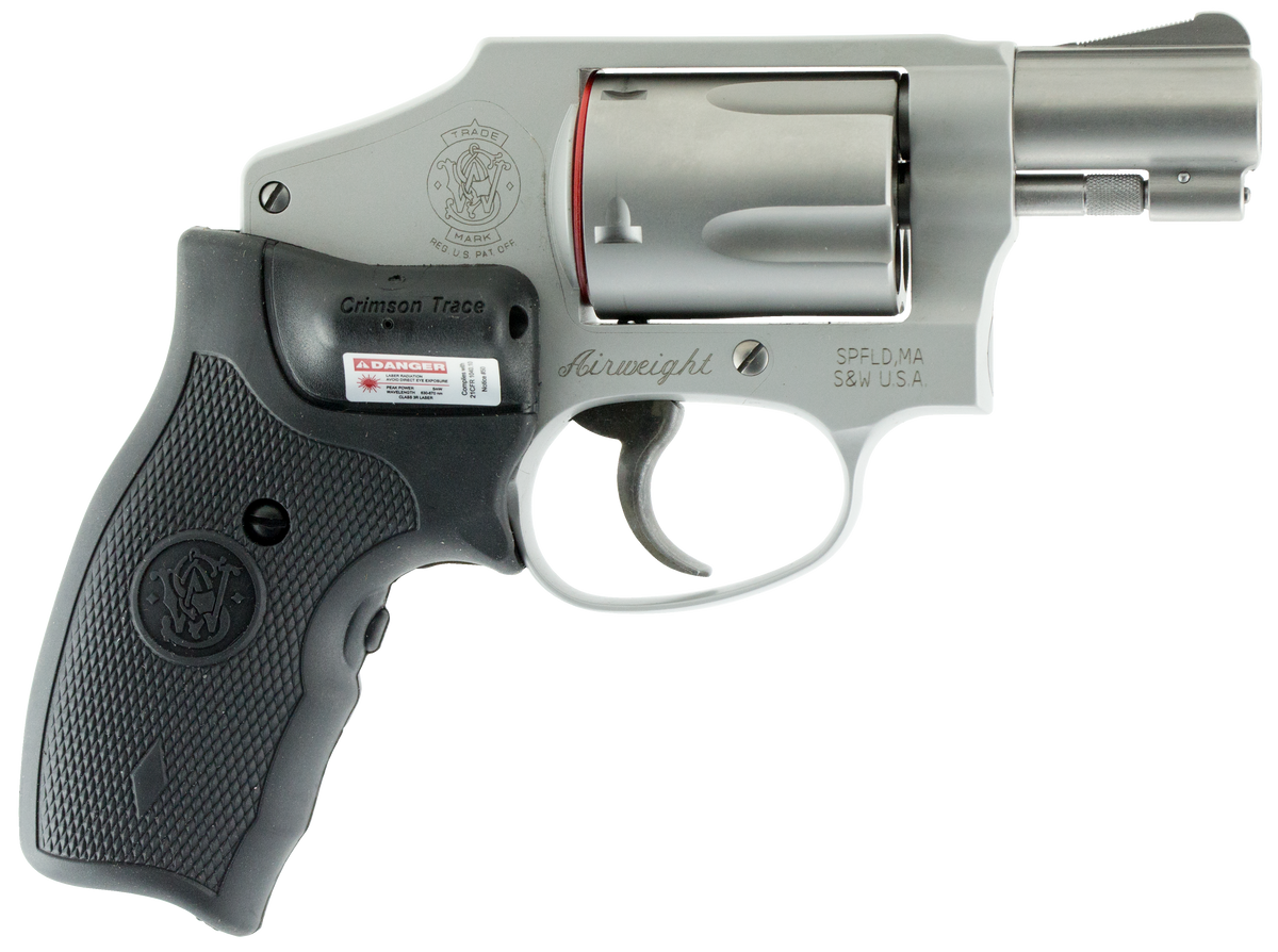 Smith & Wesson Model 642 w/Laser .38 Special +P 1.88" 5-Shot J-Frame DAO Revolver - California Compliant