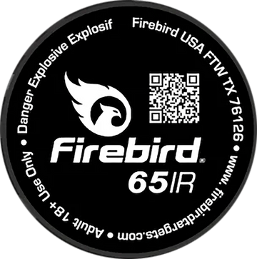 Firebird USA 65IR 65mm Reactive Detonating Target - White Smoke - 10 Pack