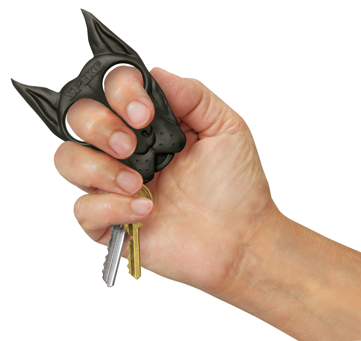 PSP Spike Keychain Black ABS Plastic 3.75" Self Defense