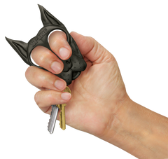PSP Spike Keychain Black ABS Plastic 3.75" Self Defense