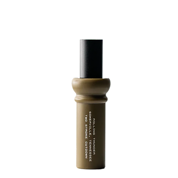 Rolling Thunder Game Call Two Stroke Double Reed Cutdown Duck Call - Dark Tan/Black Acrylic