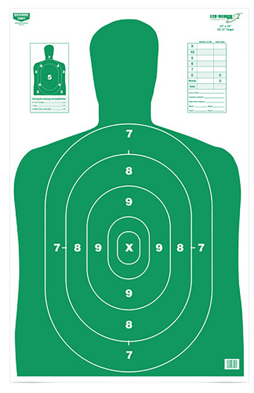 Birchwood Casey EZE-Scorer BC-27 Silhouette Paper Target 23" x 35" Green 100/Pkg