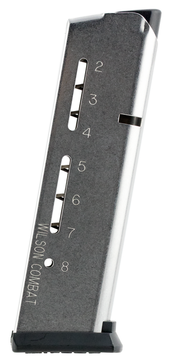 Wilson Combat ETM 1911 45 ACP 8rd Stainless Steel Magazine - Silver