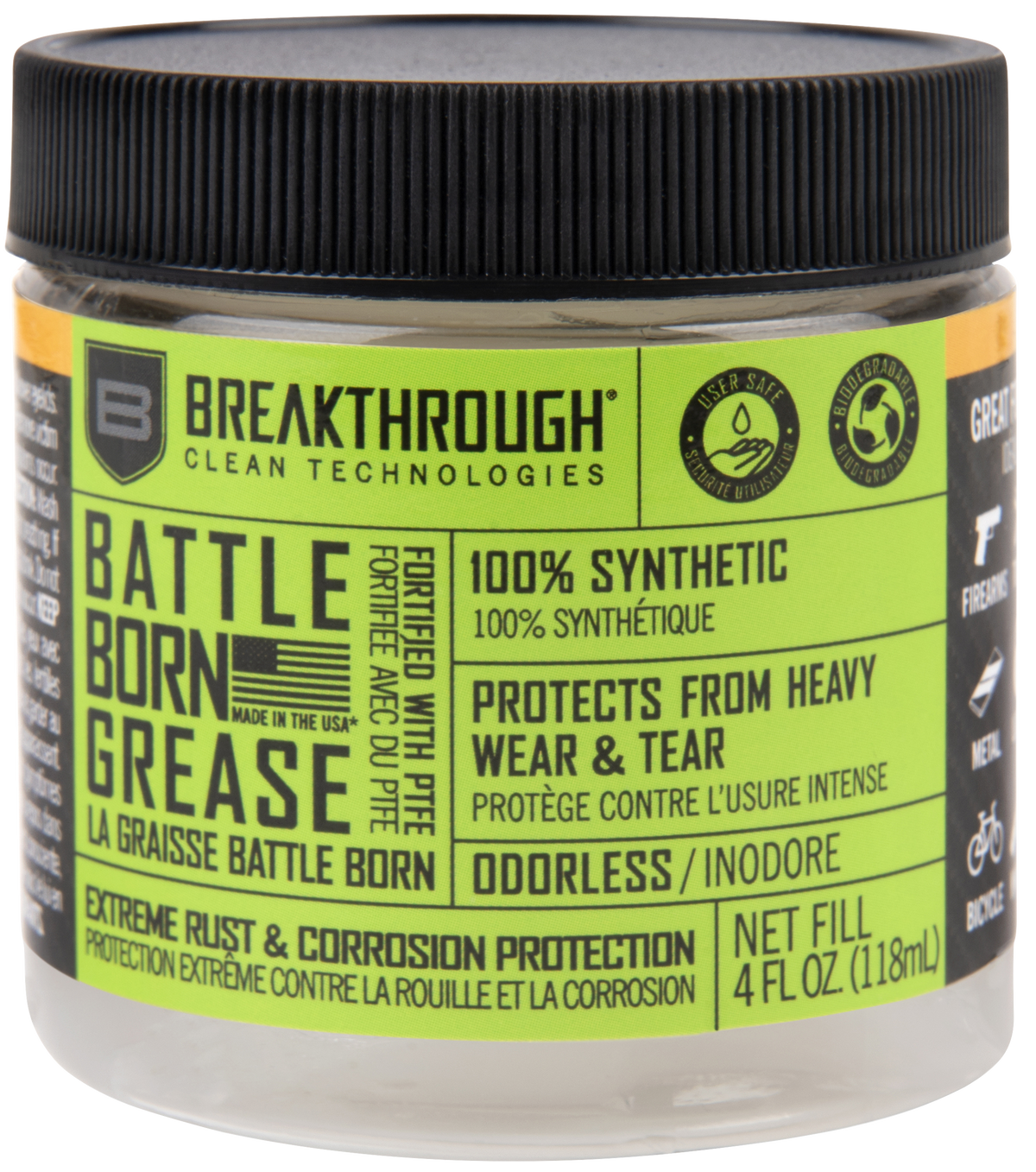 Breakthrough Clean Battle Born Grease 4 oz Jar