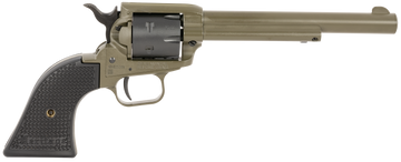 Heritage Mfg Rough Rider RR22T6 22 LR 6.5" 6-Shot SAO Revolver - OD Green Cerakote