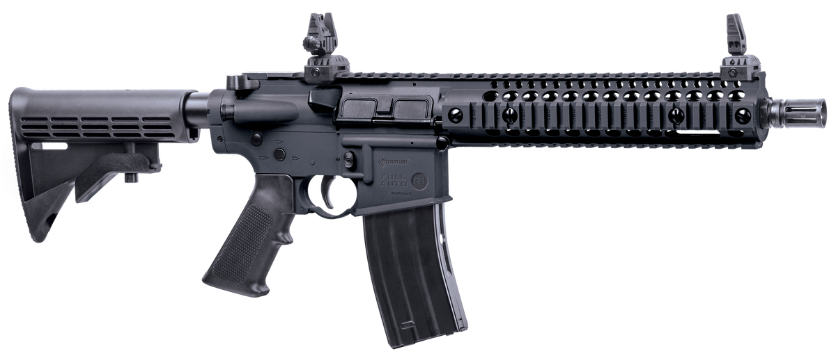 Crosman Full Auto R1 .177 430 FPS 25+1 CO2 BB Air Rifle - Black