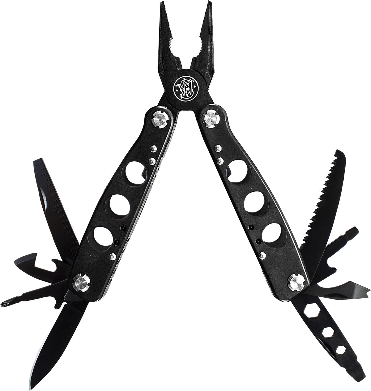 Smith & Wesson Knives SWMT1CP 15-Function Multi-Tool 6.5" Black