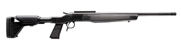 CVA Scout XP 35 Whelen 20" 1rd Single Shot Rifle - Matte Stainless/Graphite Black