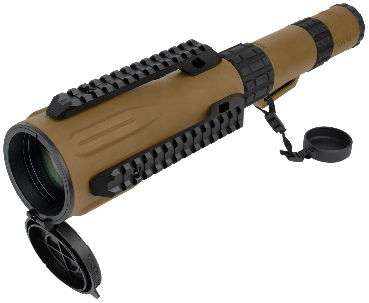 Steiner TS740 7-40x60mm Straight Body 1/2 Mil Dot Spotting Scope - Coyote Brown