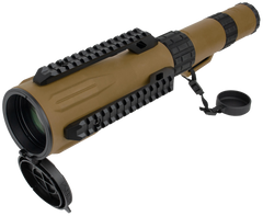 Steiner TS740 7-40x60mm Straight Body 1/2 Mil Dot Spotting Scope - Coyote Brown
