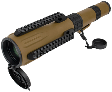 Steiner TS740 7-40x60mm Straight Body 1/2 Mil Dot Spotting Scope - Coyote Brown