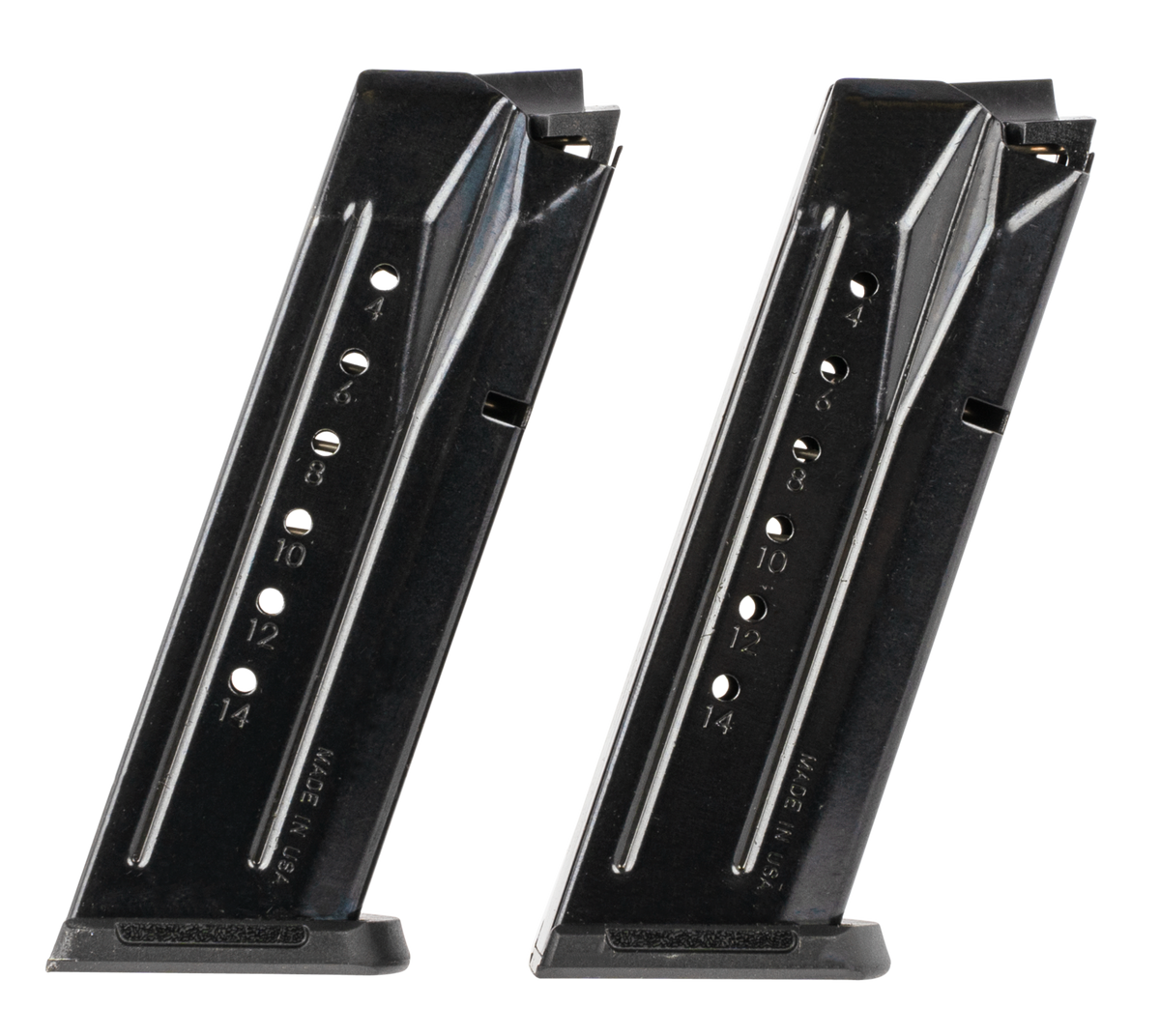 Ruger Security-9 9mm Luger 15rd Black Oxide Steel Pistol Magazine - Value 2-Pack