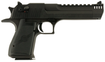 Magnum Research Desert Eagle Mark XIX 44 Rem Mag 6" 8+1 Semi-Auto Pistol - Muzzle Brake - Matte Black Carbon Steel