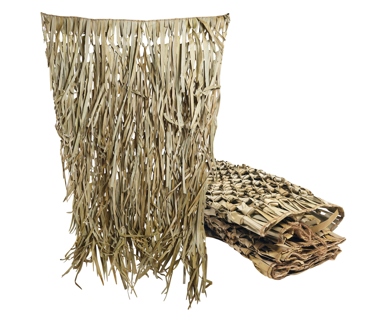 MOmarsh Blind Grass Natural 4'x5' Sheets 4-Pack - Palm Leaf Hunting Blind Cover