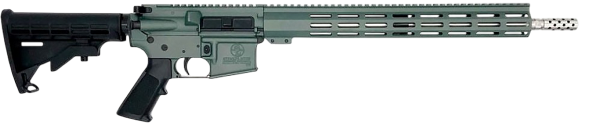 Great Lakes Firearms GL15 223 Wylde 16" 30+1 Semi-Auto Rifle - Charcoal Green