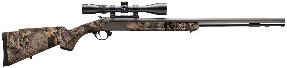 Traditions NitroFire 50 Cal 209 Primer 26" VAPR Twist Break-Open Muzzleloader w/3-9x40mm Scope - Mossy Oak Break-Up Country
