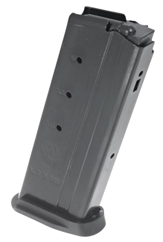 Ruger 90700 Ruger-5.7 5.7x28mm 20-Round Black Oxide Steel Pistol Magazine