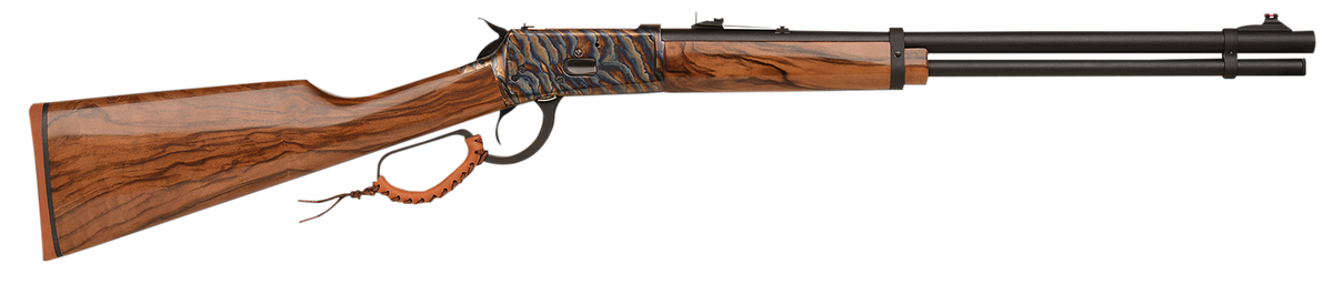 GForce Arms Saddlehorn 30-30 Win 20" 10+1 Lever Action Rifle - Color Case Hardened, Turkish Walnut Stock