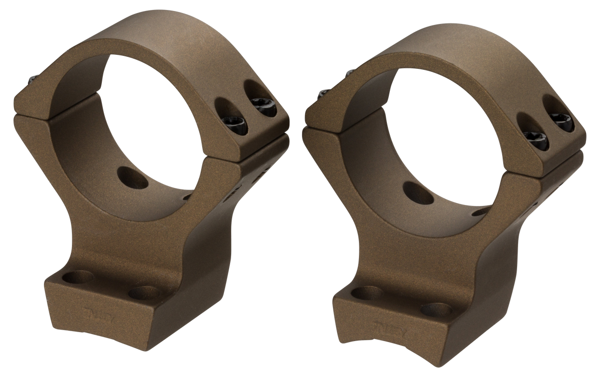 Browning X-Bolt Scope Mount System X-Lock 34mm Medium Rings Burnt Bronze Cerakote Aluminum