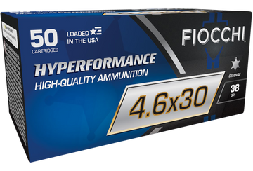 Fiocchi Hyperformance Defense 4.6x30mm 38gr Tipped Hollow Point - Box or Case