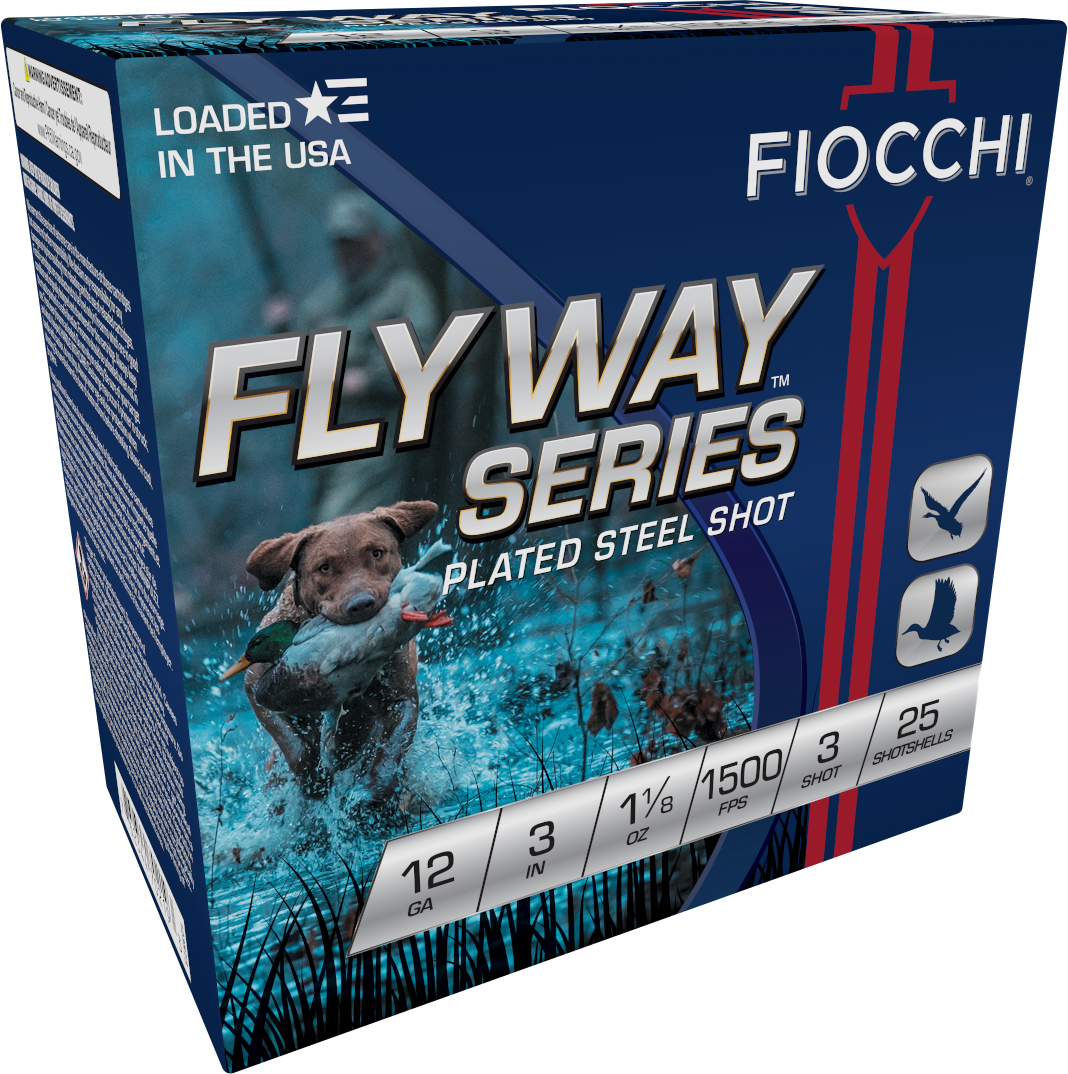 Fiocchi Flyway 12 Gauge 3" 1-1/8oz #3 Shot 1500 fps - Box or Case