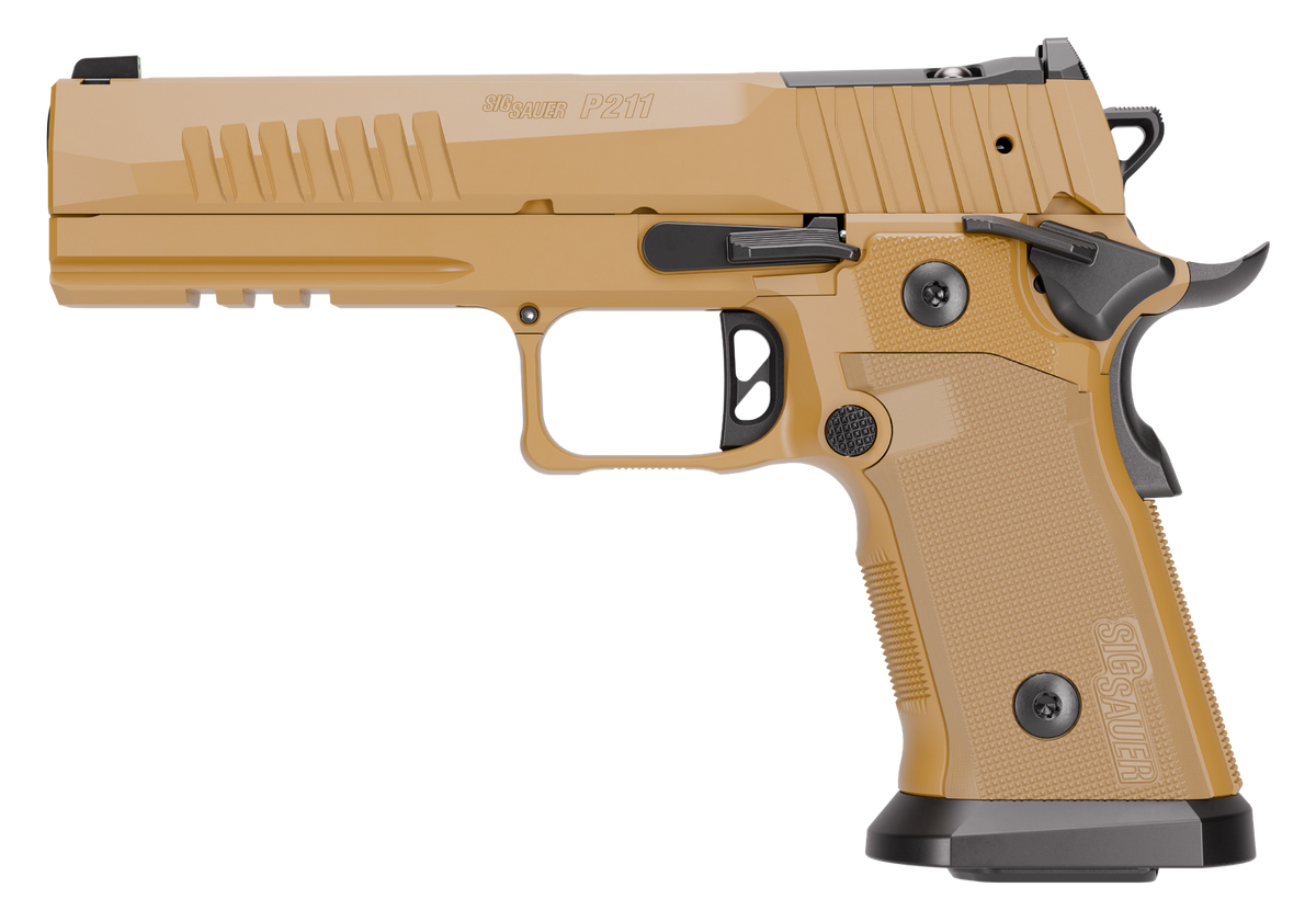 Sig Sauer P211 GT5 Full Size 9mm Luger 5" 21+1 Semi-Auto Pistol - Coyote Cerakote