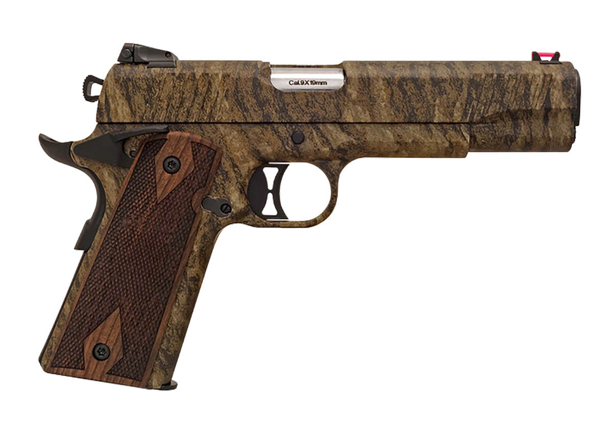T R Imports 1911 45 ACP 5" 7+1 Semi-Auto Pistol - Camo Walnut