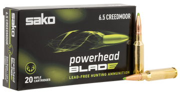 Sako PowerHead Blade 6.5 Creedmoor 120gr Polymer Tip 20 Rd - Box or Case