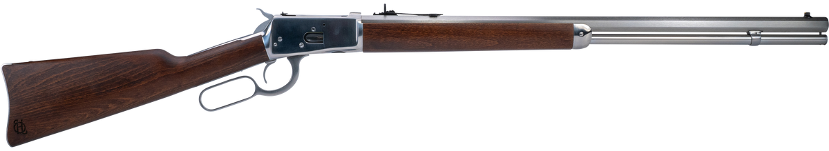 Heritage Mfg 92 Ranch Hand 44 Mag 24" 12-Rd Lever Action Rifle - Polished Stainless Octagon Barrel