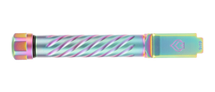 Ballistic Adv Premium Series 9mm Luger Spiral Fluted Threaded Barrel - Fits Glock 19 Gen 3-5 - PVD Iridescent