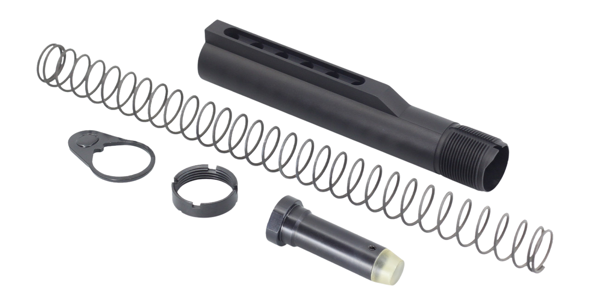 JE Machine Tech .308 Carbine Buffer Tube Combo - Black