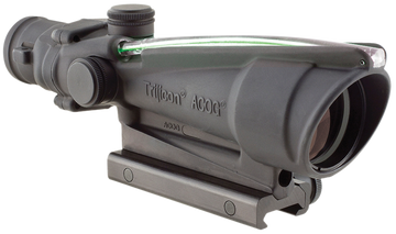 Trijicon 100144 ACOG 3.5x35mm Illuminated Green Chevron .308/7.62 BDC Riflescope - Black Hardcoat Anodized