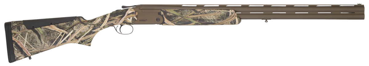 TriStar Hunter Mag II 12 Gauge 3.5" 28" 2rd Over/Under Break Open Shotgun - Midnight Bronze, Mossy Oak Shadow Grass Blades