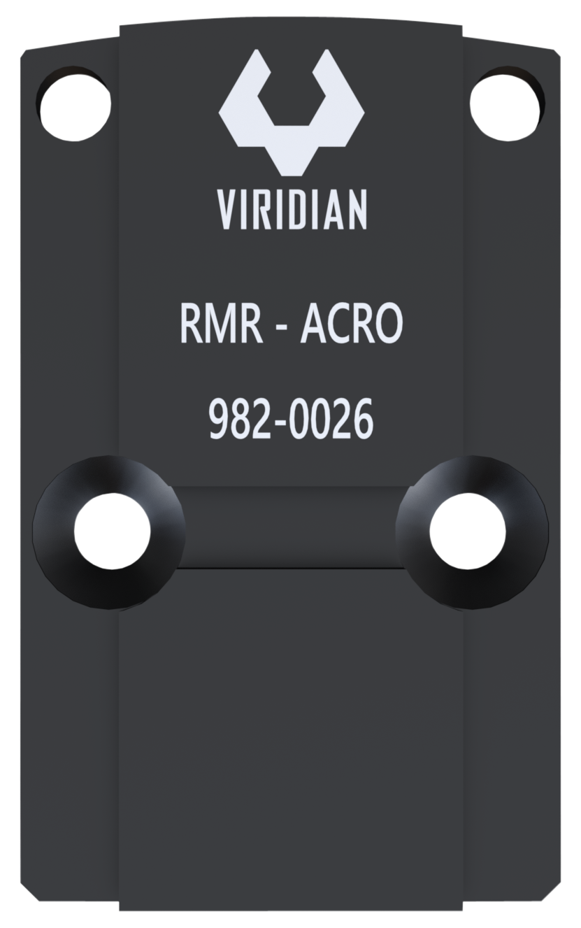 Viridian RFX45 RMR Mounting Adapter 1.50" Black Anodized