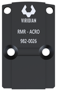 Viridian RFX45 RMR Mounting Adapter 1.50" Black Anodized