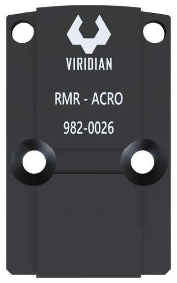 Viridian RFX45 RMR Mounting Adapter 1.50" Black Anodized