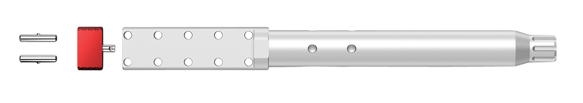 Real Avid Lug-Lok Upper Vise Block for AR-10 - 7075-T6 Aluminum w/ Stainless Steel Pins