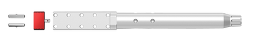 Real Avid Lug-Lok Upper Vise Block for AR-10 - 7075-T6 Aluminum w/ Stainless Steel Pins