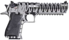 Magnum Research Desert Eagle Mark XIX 44 Mag 6" 8+1 Semi-Auto Pistol - White w/Tiger Stripes