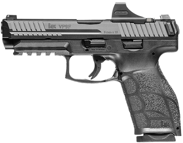 HK VP9A1 F 9mm 4.53" 20+1 Striker-Fired Pistol w/Holosun SCS Optic