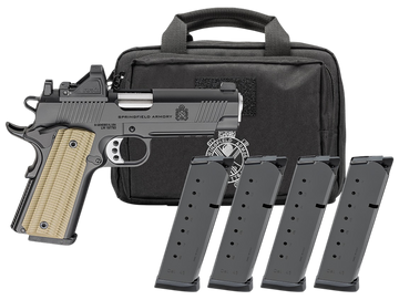 Springfield Armory 1911 Operator AOS 45 ACP 4.25" 8+1 Semi-Auto Pistol - Gear Pac w/ Viridian RFX11