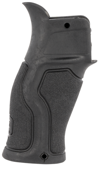 FAB Defense Gradus AR-15 Pistol Grip 15° Black Polymer w/Rubber Overmold