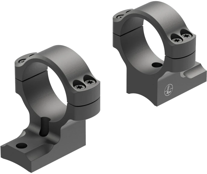 Leupold BackCountry Ring Mount 30mm High Matte Black Aluminum - Weatherby Mark V