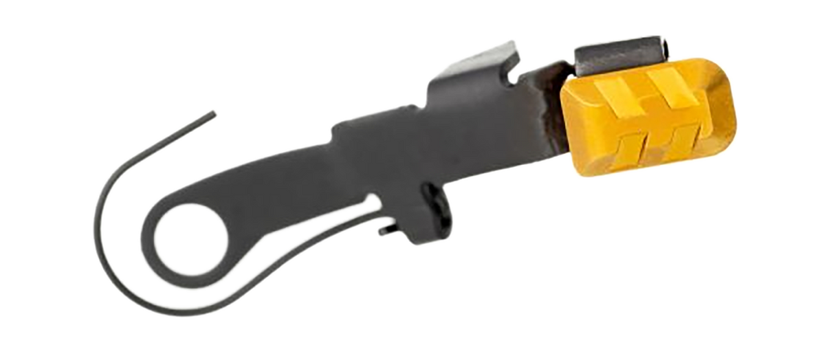 Tyrant CNC Extended Slide Release for Glock Gen 2-4 9mm - 6061 Aluminum - Gold