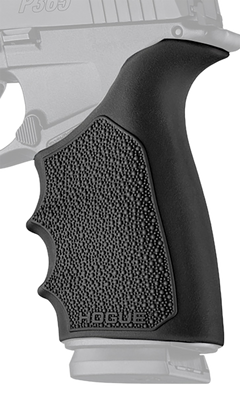 Hogue HandAll Beavertail Grip Sleeve Rubber Black - SIG Sauer P365 X-Macro