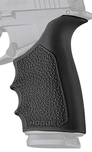 Hogue HandAll Beavertail Grip Sleeve Rubber Black - SIG Sauer P365 X-Macro