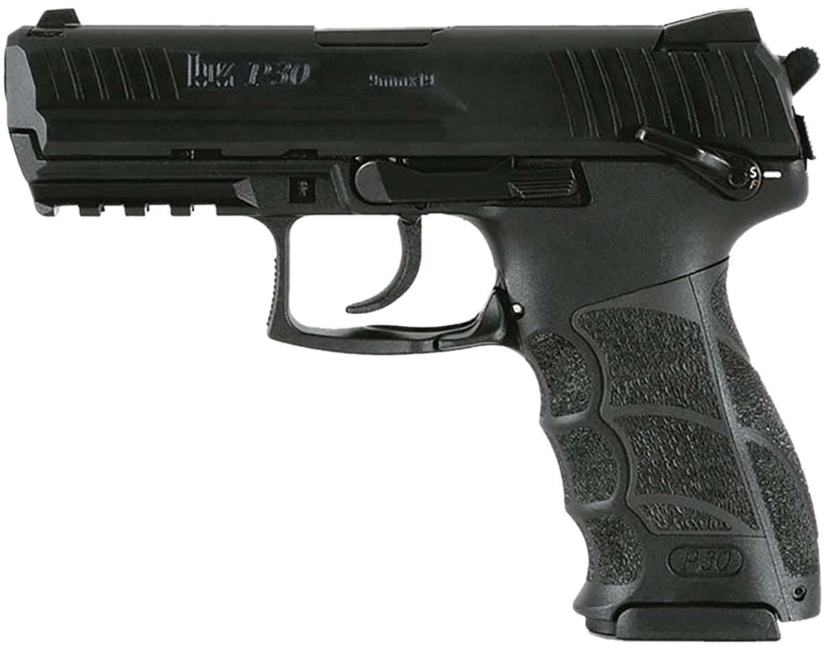 HK P30S V3 9mm Luger 3.85" 10+1 DA/SA Pistol - 2x 10-Rd Mags